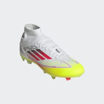 F50 LEAGUE FG/MG MID W FTWWHT/LUCRED/SYELLO - Additional Image