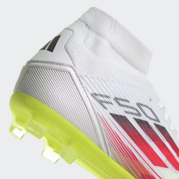 F50 LEAGUE FG/MG MID W FTWWHT/LUCRED/SYELLO - Additional Image