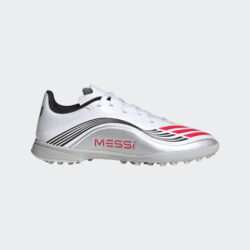 F50 MESSI LEAGUE TF J FTWWHT/LUCRED/SILVMT