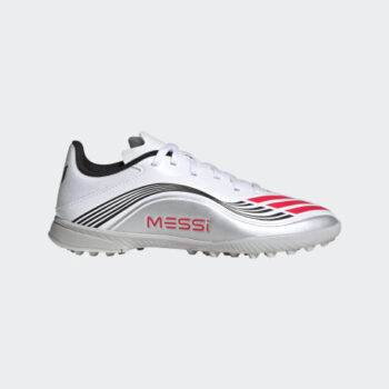 F50 MESSI LEAGUE TF J FTWWHT/LUCRED/SILVMT