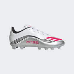 F50 MESSI CLUB FG/MG J FTWWHT/LUCRED/SILVMT